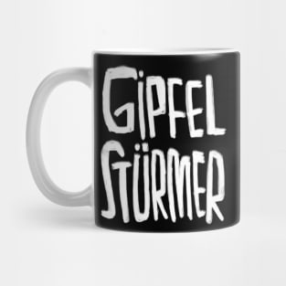 Gipfel Stürmer, Gipfelstürmer für Bergsteiger Mug